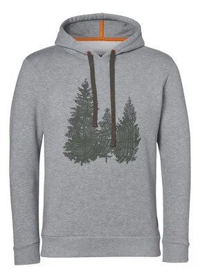 Φούτερ με κουκούλα SZ L "FIR" Γκρι